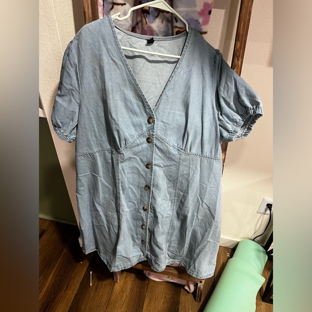 Denim plus dress